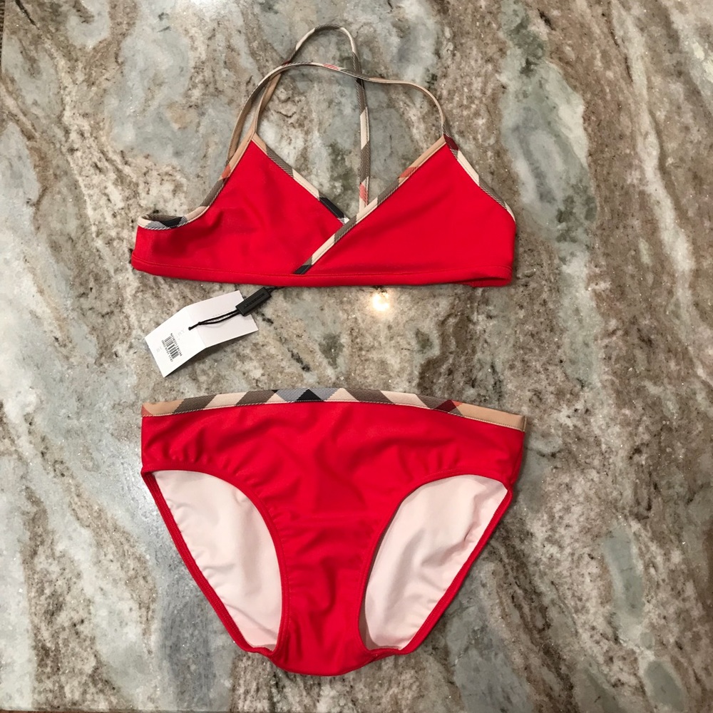 Girls Burberry bathing suit